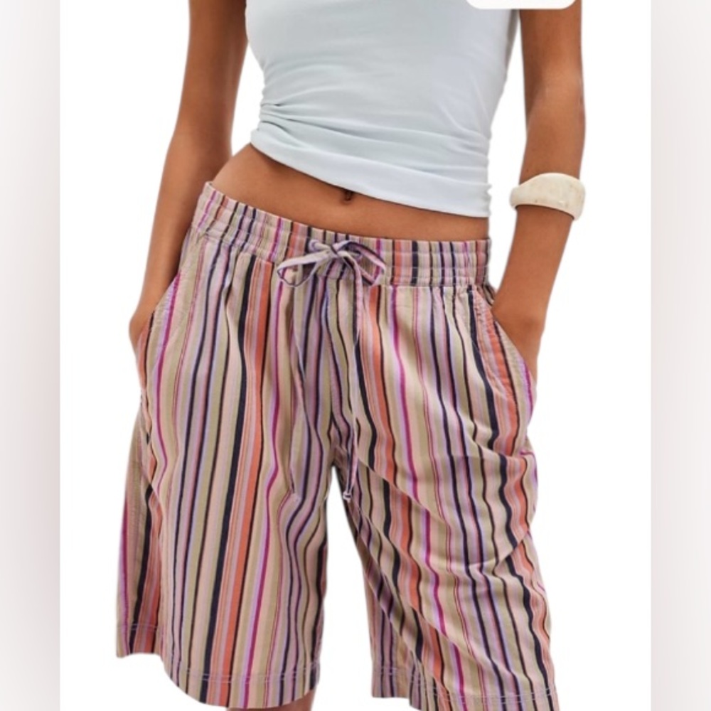 Free People Striped Multicolor Women's Pants